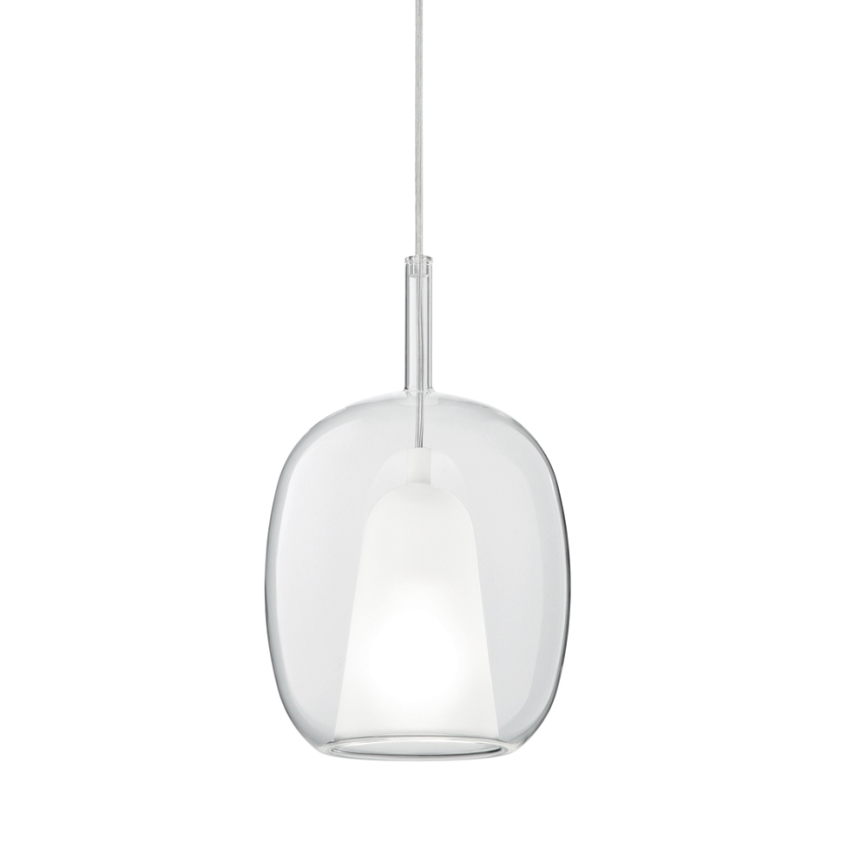 Ondaluce - Luster na sajli THELMA 1xE27/15W/230V Ø 19,5 cm zlatan/proziran