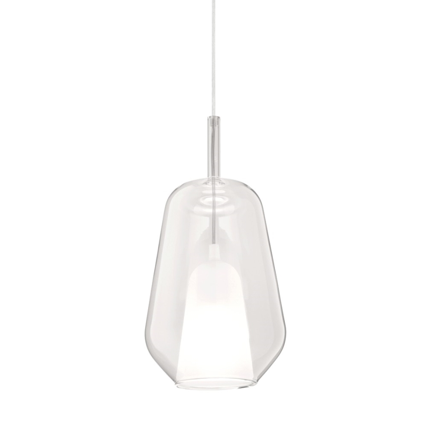 Ondaluce - Luster na sajli THELMA 1xE27/15W/230V Ø 19 cm zlatna/prozirna