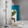 Ondaluce - Podna lampa MONILE 5xE14/10W/230V 170 cm crna/zadimljena crna