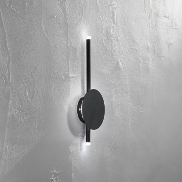 Ondaluce - Prigušiva LED zidna svjetiljka JAMES LED/16W/230V crna