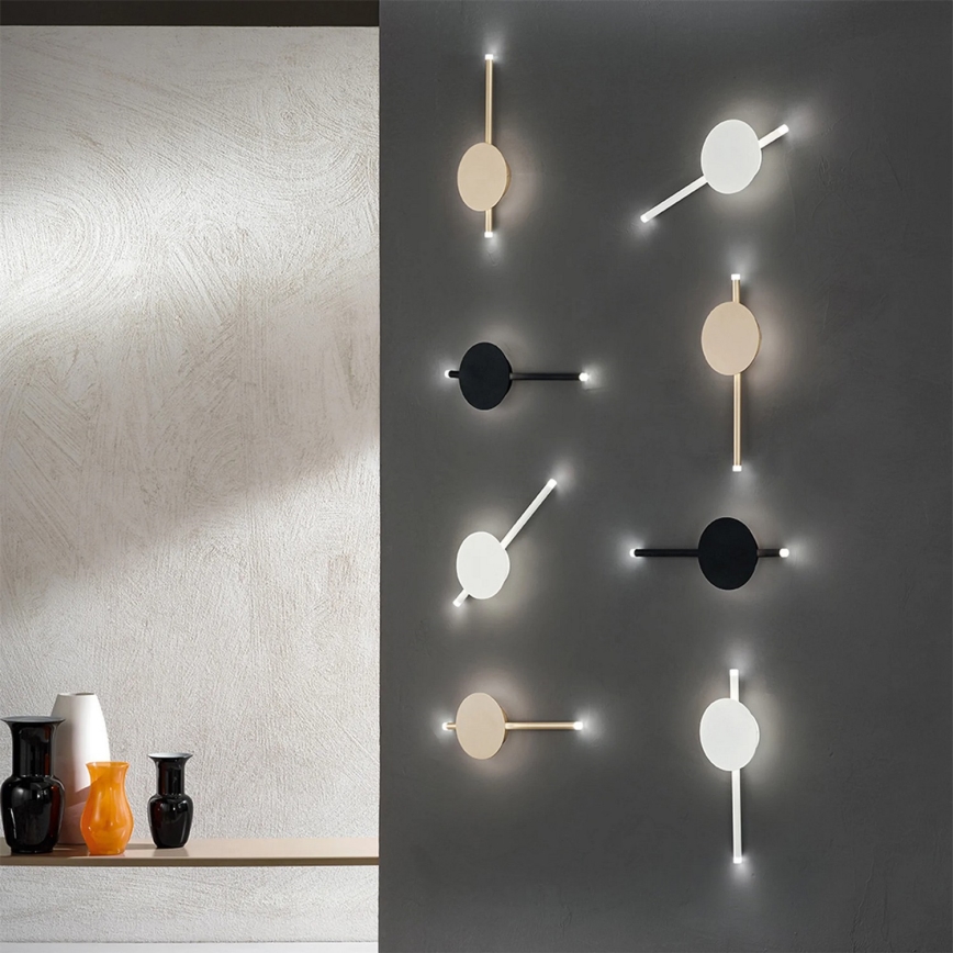 Ondaluce - prigušiva LED zidna svjetiljka JAMES LED/16W/230V zlatna