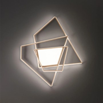 Ondaluce - Prigušiva stropna svjetiljka GALAXY LED/90W/230V zlatna