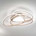 Ondaluce - prigušivo LED stropno svjetlo ROSE LED/80W/230V 71x76 cm zlatna
