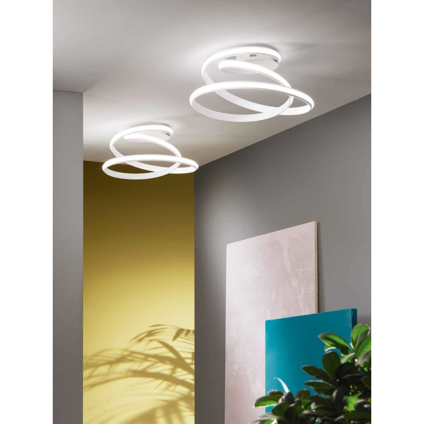 Ondaluce - prigušivo LED stropno svjetlo VUELTA LED/37W/230V Ø 55 cm bijelo