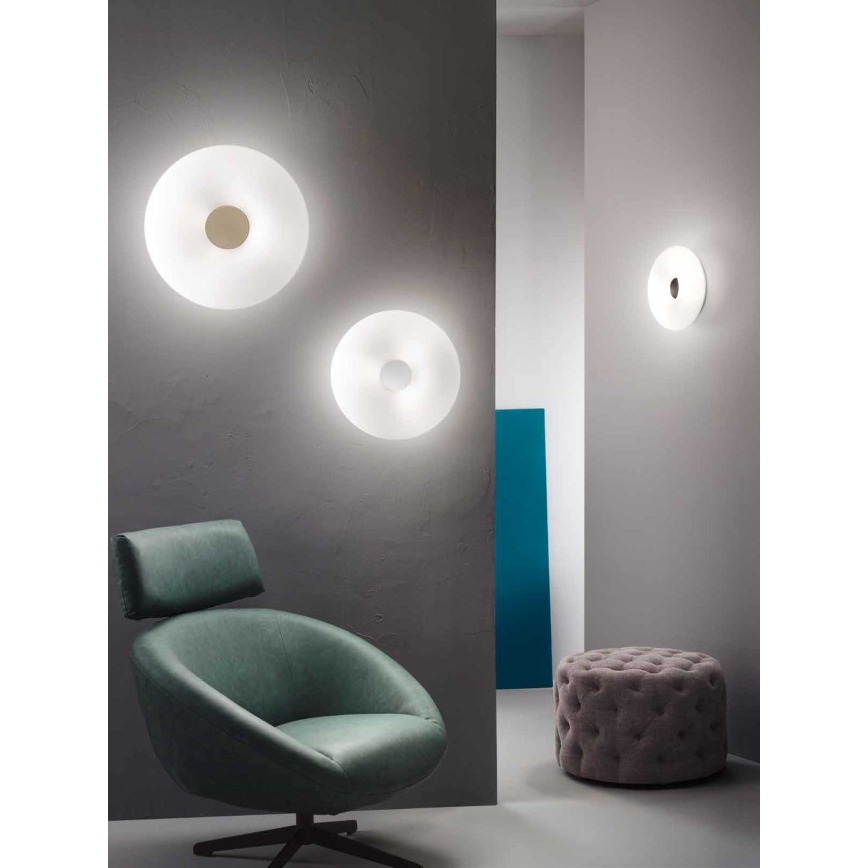 Ondaluce - Stropna svjetiljka DODI 2xE27/15W/230V Ø 33 cm bijela