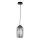 Ondaluce - Viseći luster na sajli BONNIE 1xE27/15W/230V Ø 15,5 cm crna/zadimljena crna