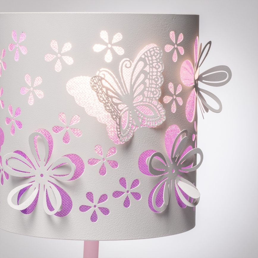 ONLI - Dječja lampica TITILLA 1xE14/6W/230V 22 cm ljubičasta/bijela