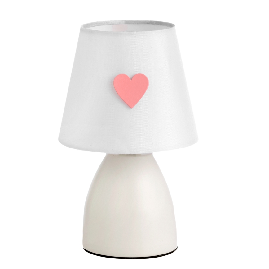 ONLI - Dječja lampica TITTA 1xE14/6W/230V 20 cm bijela