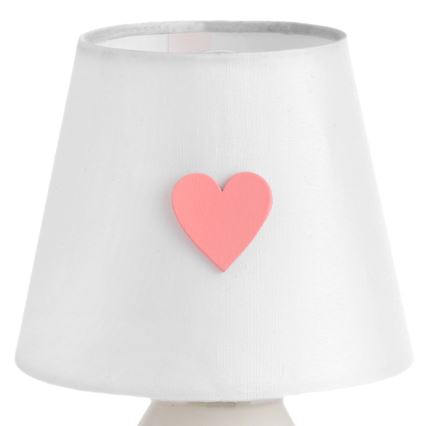 ONLI - Dječja lampica TITTA 1xE14/6W/230V 20 cm bijela