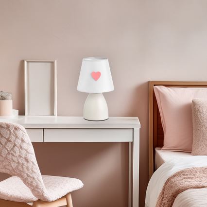 ONLI - Dječja lampica TITTA 1xE14/6W/230V 20 cm bijela