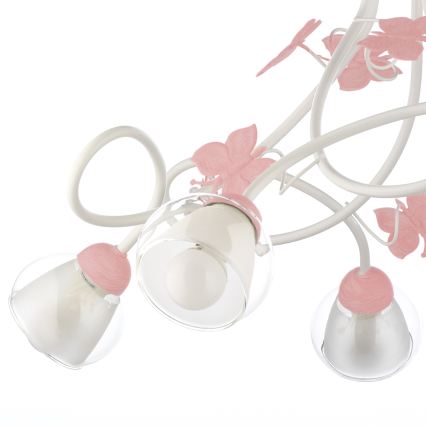 ONLI - Dječji luster BUTTERFLY 5xE14/6W/230V