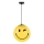 ONLI - Dječji luster na kabelu SMILEY 1xE27/15W/230V žuta