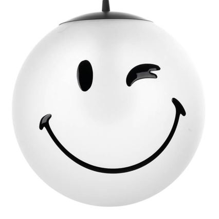 ONLI - Dječji luster na sajli SMILEY 1xE27/15W/230V bijela