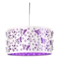ONLI - Dječji luster TITILLA 1xE27/22W/230V ljubičasta/bijela