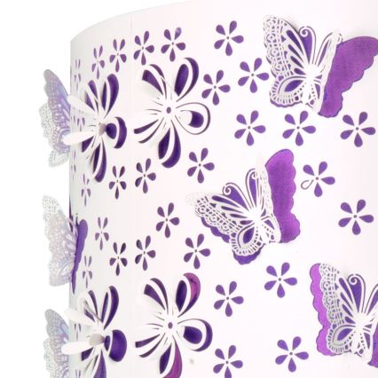 ONLI - Dječji luster TITILLA 1xE27/22W/230V ljubičasta/bijela