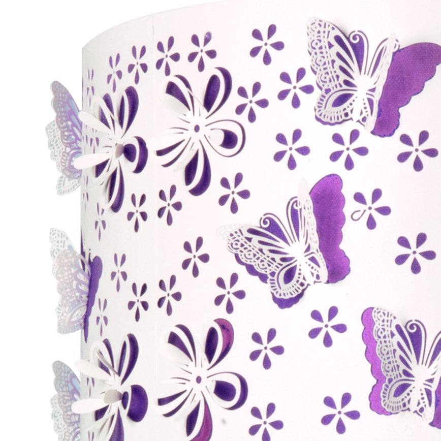 ONLI - Dječji luster TITILLA 1xE27/22W/230V ljubičasta/bijela