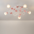 ONLI - Dječji nadgradni luster BUTTERFLY 5xE14/6W/230V
