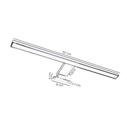 ONLI - LED Rasvjeta za ogledalo u kupaonici NEMO LED/5,5W/230V 4000K 50 cm IP44 mat krom