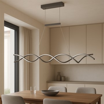 ONLI - LED Luster na sajli DNA LED/24W/230V 4000K srebrna