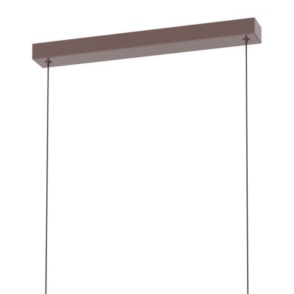 ONLI - LED luster na sajli KELLY LED/28W/230V bakreni