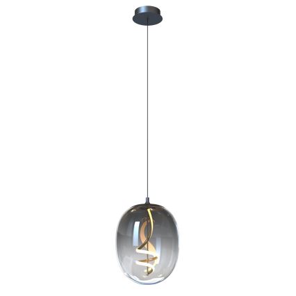 ONLI - LED Luster na sajli LILLY LED/12W/230V 4000K crna