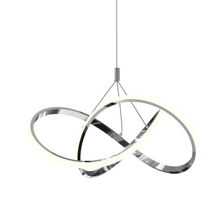 ONLI - LED Luster na sajli LOOP LED/40W/230V 4000K sjajni krom