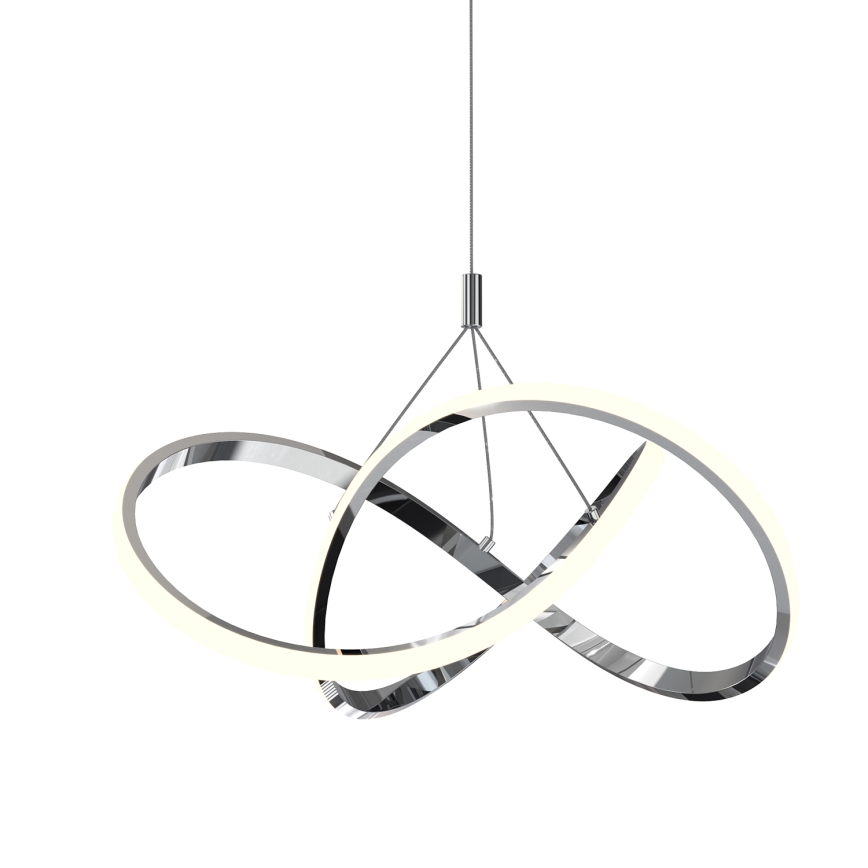 ONLI - LED Luster na sajli LOOP LED/40W/230V 4000K sjajni krom