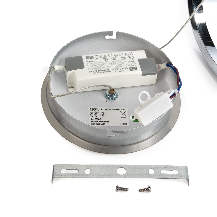 ONLI - LED Luster na sajli LOOP LED/40W/230V 4000K sjajni krom