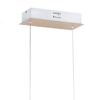ONLI - LED Luster na sajli NILO LED/70W/230V 4000K smeđa/bijela