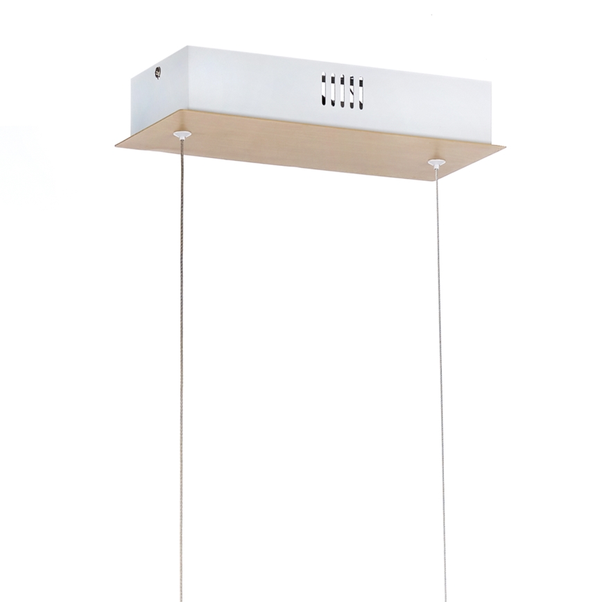 ONLI - LED Luster na sajli NILO LED/70W/230V 4000K smeđa/bijela