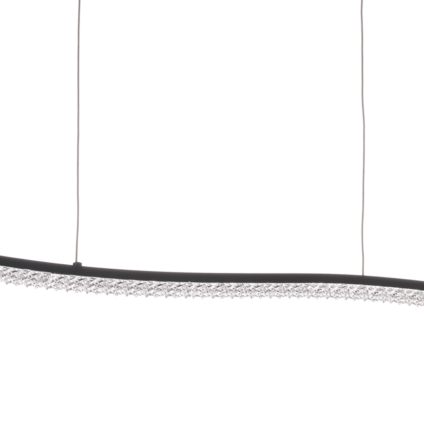 ONLI - LED Luster na sajli ONDA LED/30W/230V 4000K crna
