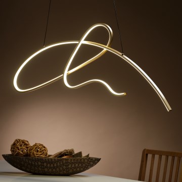 ONLI - LED Luster na sajli SIGN LED/42W/230V 4000K zlatna