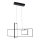 ONLI - LED Luster na sajli SQUID LED/60W/230V 4000K crna