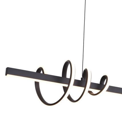 ONLI - LED Luster na sajli SWING LED/30W/230V 4000K crna