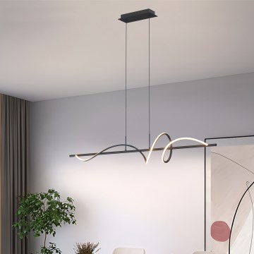 ONLI - LED Luster na sajli TWIST LED/30W/230V 4000K crna