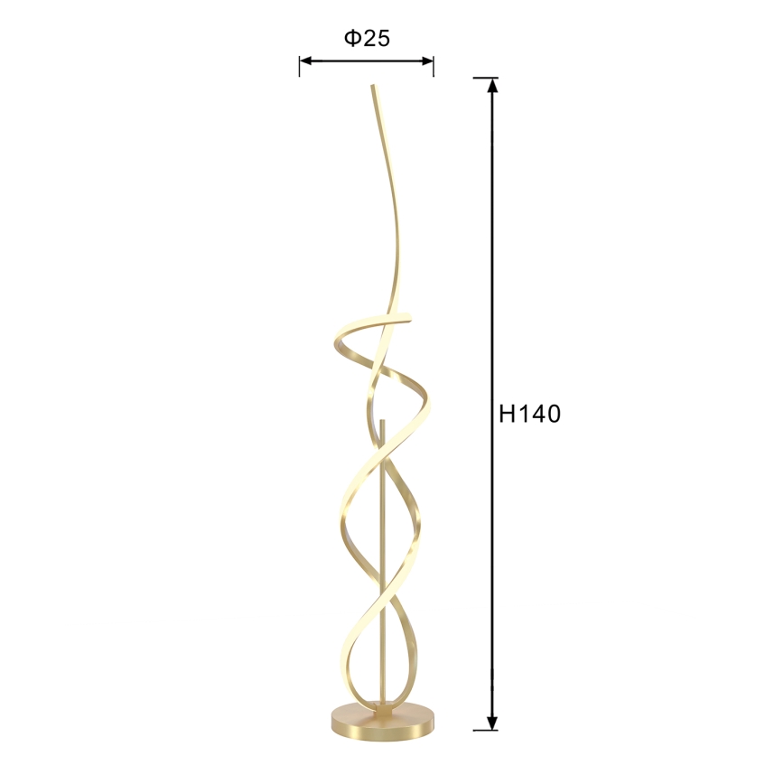 ONLI - LED Podna lampa KIRA LED/31W/230V 4000K zlatna