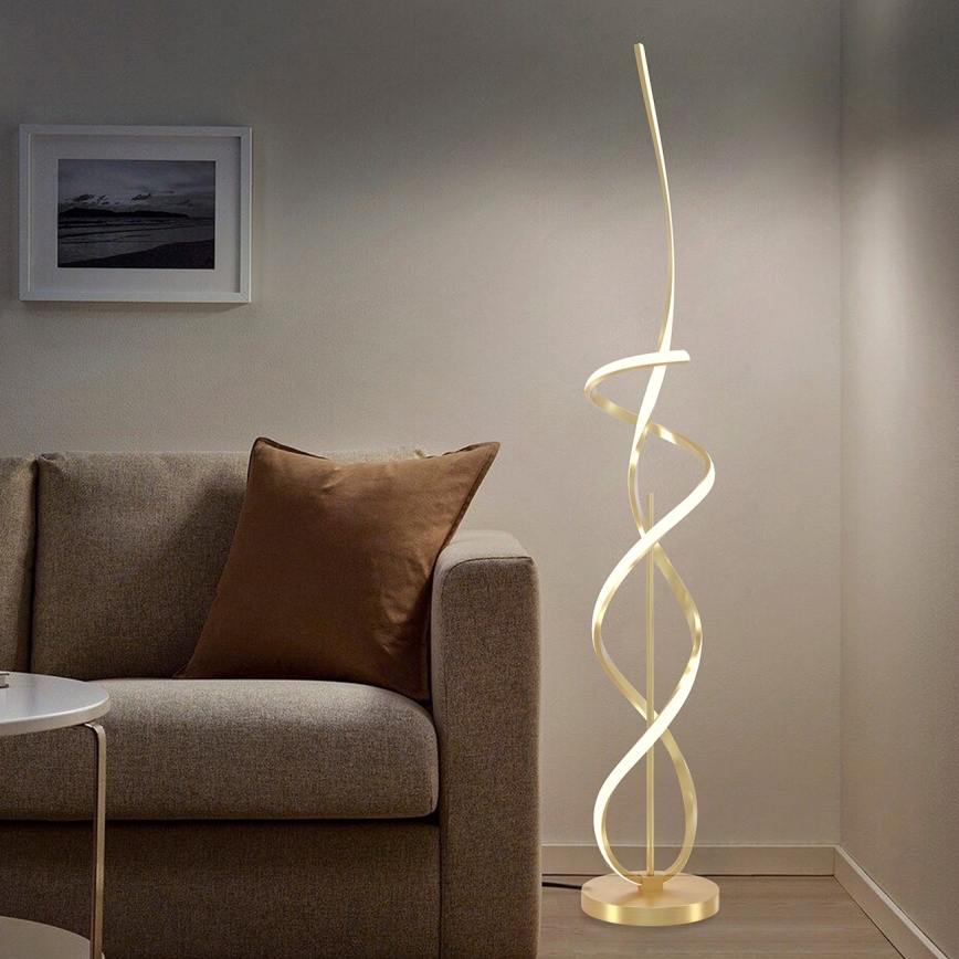 ONLI - LED Podna lampa TWIST LED/31W/230V 4000K zlatna