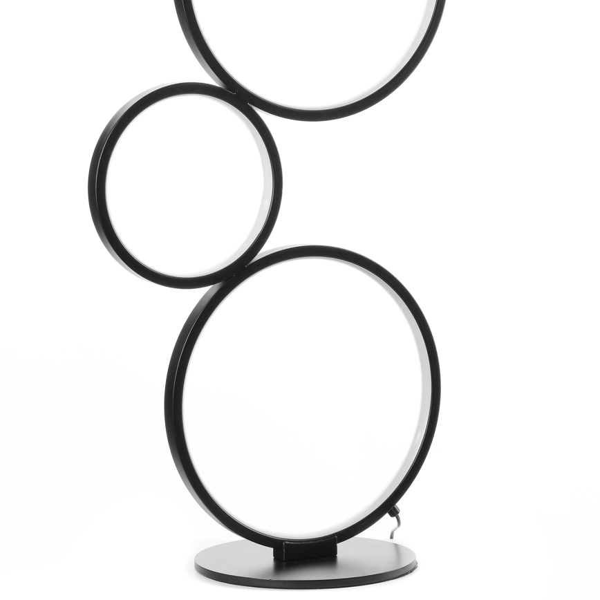 ONLI - LED podna svjetiljka RINGS LED/58W/230V 4000K crna