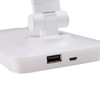 ONLI - LED Prigušiva stolna lampa na dodir s USB portom DESKI LED/7W/230V 4000K bijela