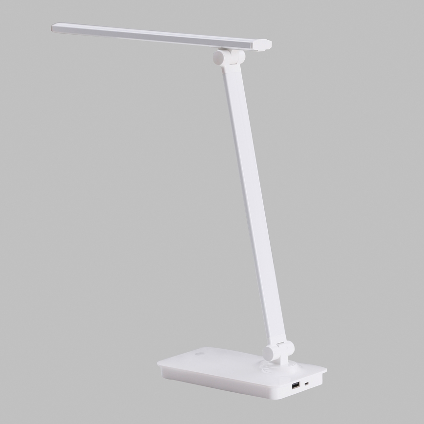ONLI - LED Prigušiva stolna lampa na dodir s USB portom DESKI LED/7W/230V 4000K bijela