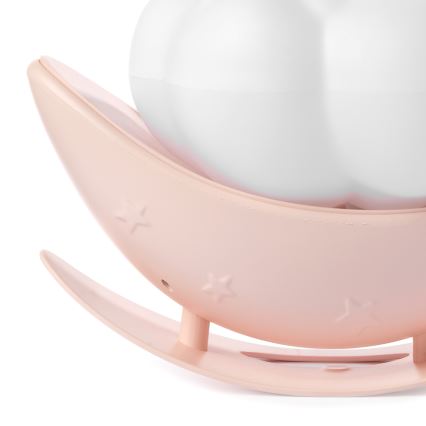 ONLI - LED Punjivo dječje noćno svjetlo NUVOLINA LED/2,5W/5V 300 mAh pas/ružičasta