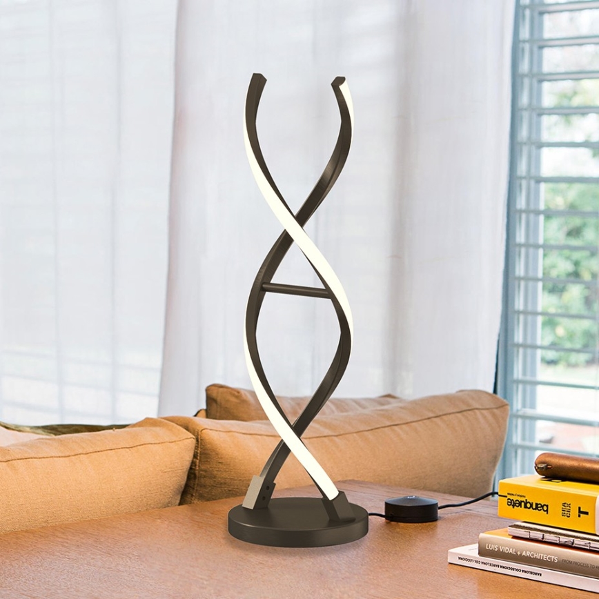 ONLI - LED Stolna lampa DNA LED/12W/230V 4000K 48,5 cm srebrna