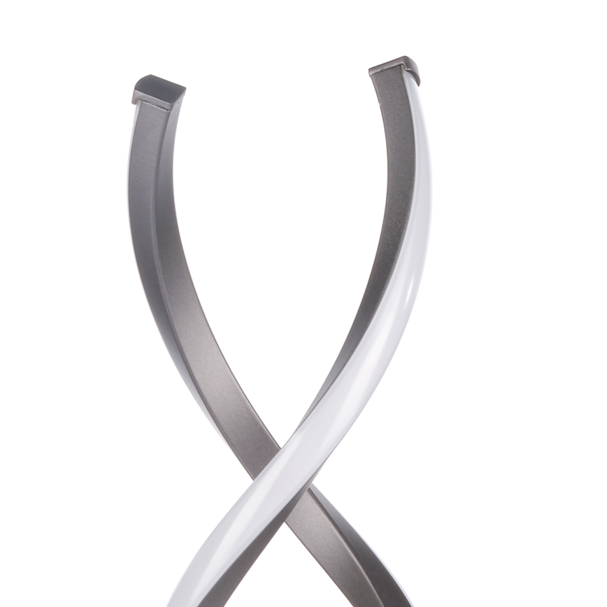 ONLI - LED Stolna lampa DNA LED/12W/230V 4000K 48,5 cm srebrna