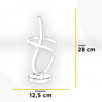 ONLI - LED Stolna lampa KIRA LED/10W/230V 4000K 28 cm zlatna