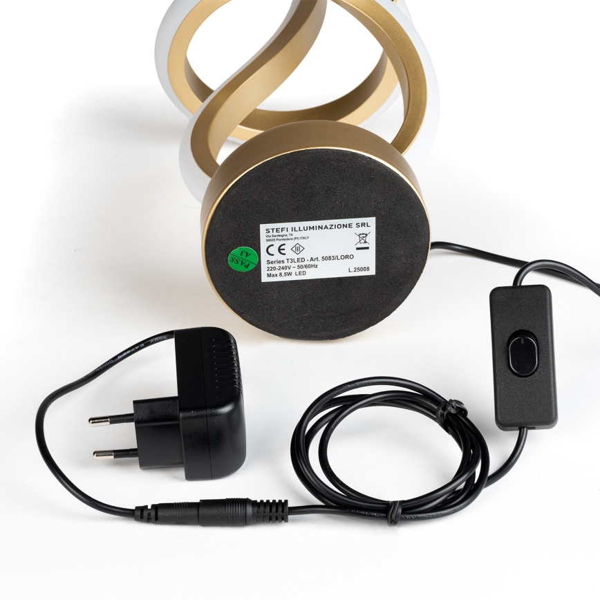 ONLI - LED Stolna lampa KIRA LED/10W/230V 4000K 28 cm zlatna