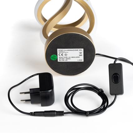 ONLI - LED Stolna lampa KIRA LED/12W/230V 4000K 38,5 cm zlatna