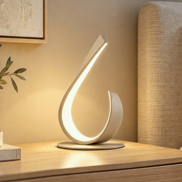 ONLI - LED Stolna lampa MATISSE LED/12W/230V 28 cm bež