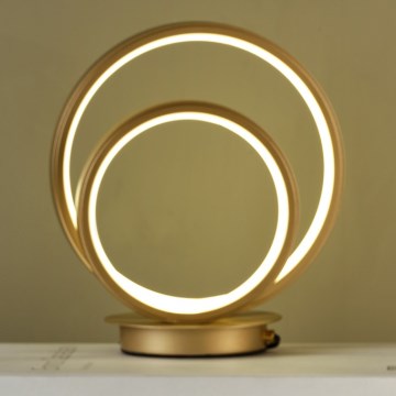 ONLI - LED Stolna lampa NOELIA LED/10W/230V 22 cm zlatna