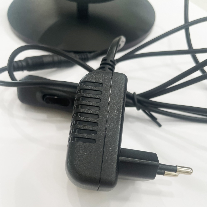 ONLI - LED Stolna lampa RINGS LED/17W/230V 4000K 37 cm crna