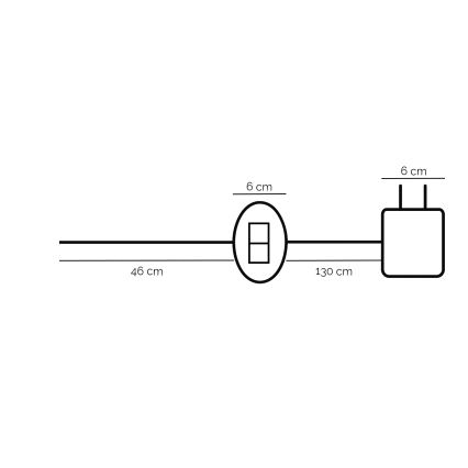ONLI - LED Stolna lampa RINGS LED/17W/230V 4000K crna